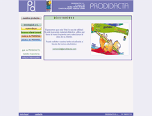 Tablet Screenshot of prodidacta.com